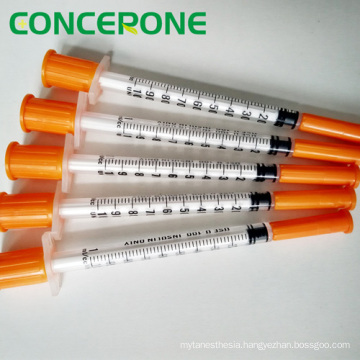 CE/ISO Approved Sterile 1ml Insulin Syringe for Diabetic